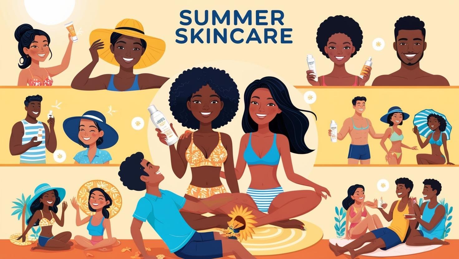 Cuidados da pele no verão